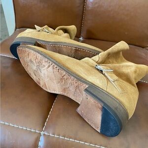 IRO boots suede, camel light sand. Never used. Size 7M
